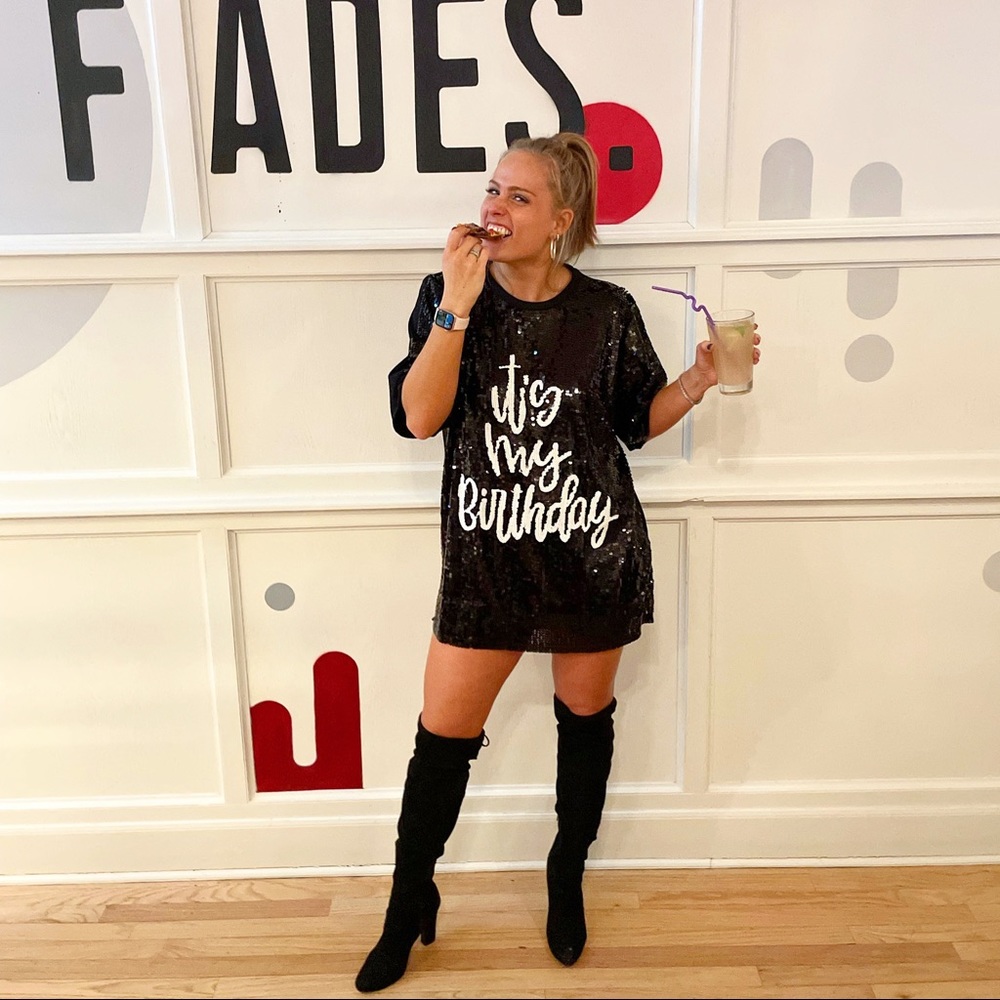 Birthday Tshirt Dress